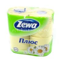 Бумага туалетная ZEWA Plus 2-слойн. ромашка №4 (желт.) (SCA Hygiene Products/Россия)