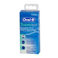 Зубная нить ORAL-B Super Floss 60см №50 (Oral-B Lab/Ирландия)