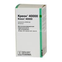 Креон 40000 капс. кишечнораств. 40000ЕД №50 (фл.) (Abbott Laboratories/Германия)