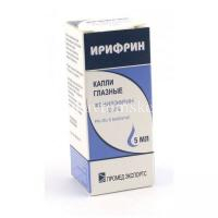 Ирифрин фл.-кап.(капли глазн.) 2,5% 5мл (Sentiss Pharma/Индия)