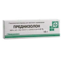 Преднизолон туба(мазь д/наружн. прим.) 0,5% 15г №1 (Биосинтез/Россия)