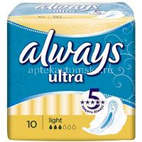 Прокладки гигиенические ALWAYS Ultra Light №10 (Hygienett/Венгрия)