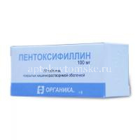 Пентоксифиллин таб. кишечнораств. п/пл. об. 100мг №60 (Фармпроект/Россия)