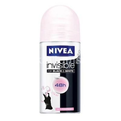 NIVEA DEODORANT CLEAR "Невидимая защита" дезодорант д/жен. д/черн. и бел. 50мл (Beiersdorf AG/Германия)