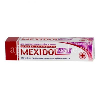 Зубная паста MEXIDOL DENT Sensitive 65г (КОНТРАКТ LTD RU/Россия)