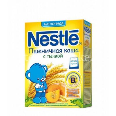 Каша НЕСТЛЕ молочн. пшеница/тыква (с 5мес.) 250г (Нестле/Россия)