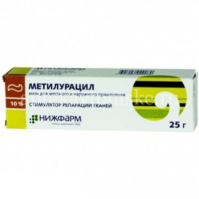 Метилурацил туба(мазь д/местн. и наружн. прим.) 10% 25г №1 (Нижфарм/Россия)