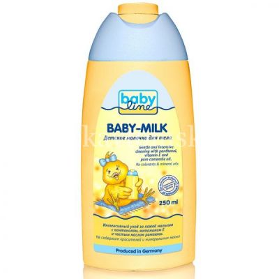 Молочко детское BabyLine д/тела 250мл (Nolken Hygiene/Германия)