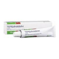 Тербинафин туба(крем д/наружн. прим.) 1% 15г №1 (Белмедпрепараты/Беларусь)