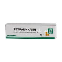 Тетрациклин туба(мазь д/наружн. прим.) 3% 15г (Биосинтез/Россия)