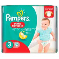 Подгузники-трусики PAMPERS Pants Midi (6-11кг) №26 (Procter&Gamble/Польша)