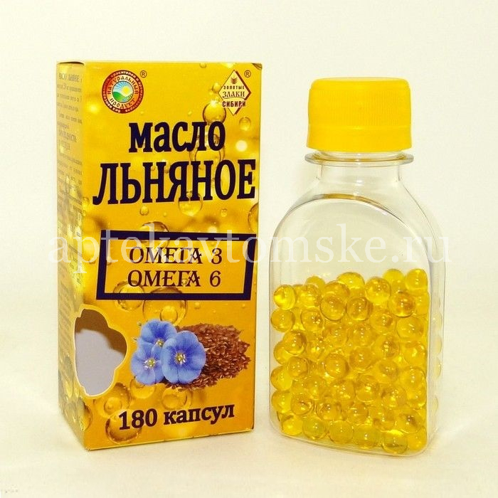 Масло льняное, капс №100