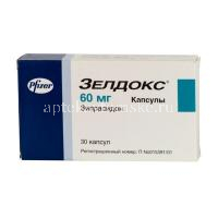 Зелдокс капс. 60мг №30 (Pfizer Ireland Pharmaceuticals/Ирландия/Pfizer Manufacturing Deutcshland/Германия)
