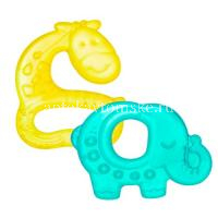 Прорезыватель д/зубов КУРНОСИКИ 23042 "Жираф/Слон" (Zenith Infant Products/Таиланд)