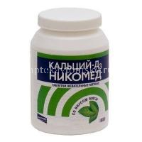 Кальций-Д3 Никомед таб. жев. 500мг+200МЕ №60 (мята) (Такеда Фармасьютикалс/Россия)