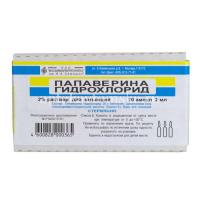 Папаверина гидрохлорид амп. 2% 2мл №10 (Биосинтез/Россия)