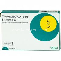Финастерид-Тева таб. п/пл.об. 5мг №30 (Teva Pharmaceutical Works Private/Венгрия)