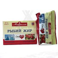 Рыбий жир "Мирролла" с шиповником капс. №100 (Мирролла/Россия)