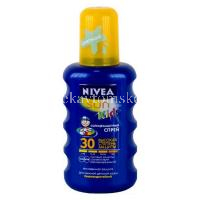NIVEA Sun спрей солнцезащ. д/детей (цветной) SPF-30 200мл (Beiersdorf AG/Германия)