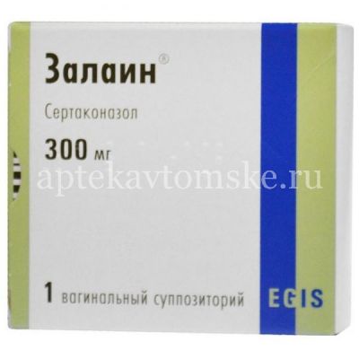 Залаин супп. вагин. 300мг №1 (Trommsdorff/Германия)