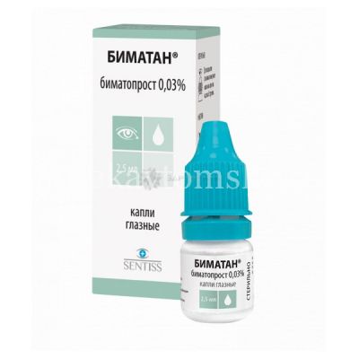 Биматан фл.(капли глазные) 0,03% 2,5мл (Sentiss Pharma/Индия)