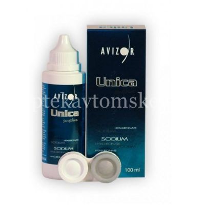 Раствор для контактных линз AVIZOR Unica Sensitive 100мл (Avizor International/Испания)