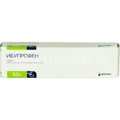 Ибупрофен-Верте туба(гель д/наружн. прим.) 5% 50г №1 (Вертекс/Россия)