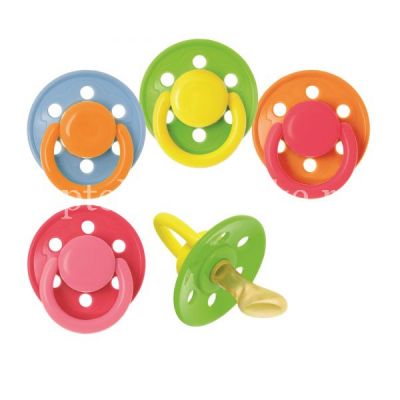 Пустышка КУРНОСИКИ 13140 "Солнышко" латекс. ортодонт. (с 6 мес.) (АМТ Трейд/Россия)