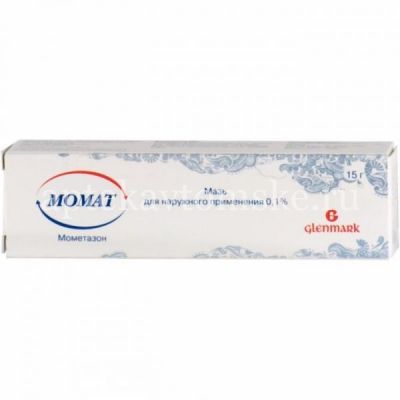Момат туба(мазь д/наружн. прим.) 0,1% 15г №1 (Glenmark Pharmaceuticals Ltd/Индия)