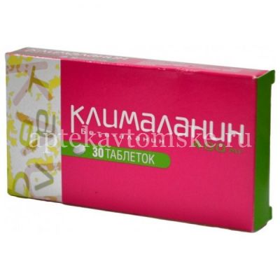 Клималанин таб. 400мг №30 (Laboratoires Bouchara-Recordati/Франция)