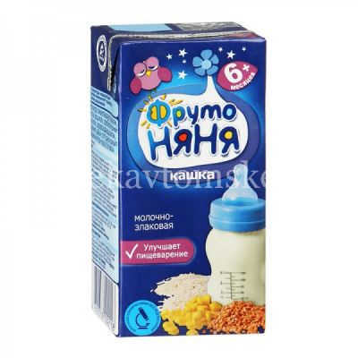 Каша ФРУТОНЯНЯ молочн. злаковая с пребиотиками 200г (Прогресс/Россия)