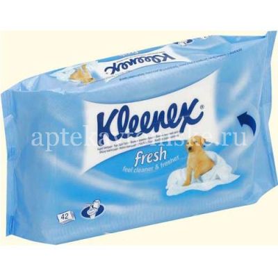 Бумага туалетная KLEENEX влажн. №42 (смен. блок) (Kimberly Clark/Чехия)