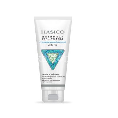 Гель-смазка Хасико (HASICO) с глицирризиновой кислотой PH 3,7-4,0 100мл (Лаборатория Эманси/Россия)