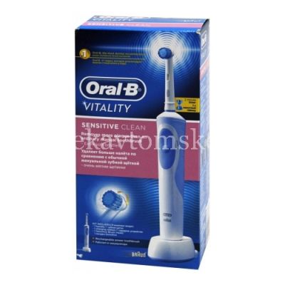 Зубная щетка ORAL-B Vitality электр. D12513S Sensitive Clean (тип 3757) Т3709 (Braun/Германия)