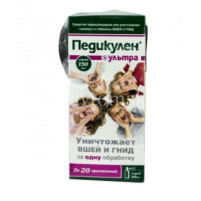 Спрей ПЕДИКУЛЕН УЛЬТРА от вшей и гнид 150мл (Витакапитал/Россия)