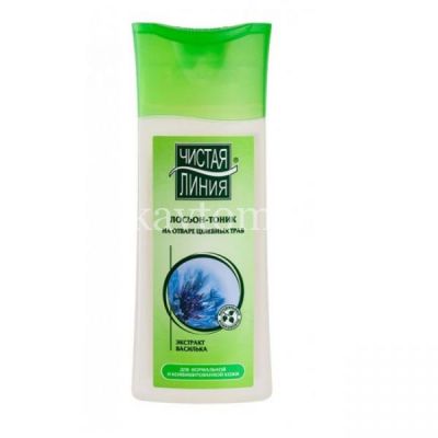 Лосьон-тоник ЧИСТАЯ ЛИНИЯ д/норм. и комб. кожи Василек 100мл (Юнилевер Русь/Россия)