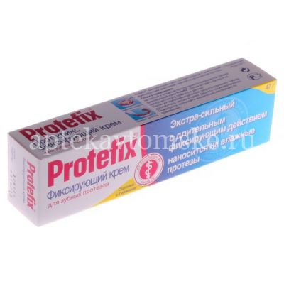 Протефикс крем фиксирующий экстра-сильный д/зубных протезов 40мл (Queisser Pharma/Германия)