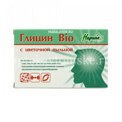 Глицин Bio c цветочной пыльцой "НЕ" №20 (Нарине/Россия)