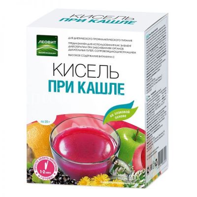 Кисель ЛЕОВИТ при кашле 20г №5 (Леовит Hyтрио/Россия)